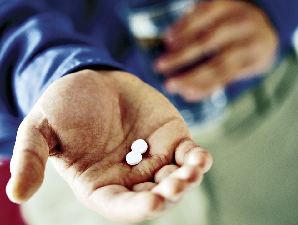 Comprimidos para a dor nas articulacións dos dedos
